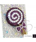 Lollipop Bling Swarovski Crystal Phone Cases - Purple