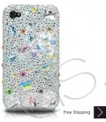 Disperse Bling Swarovski Crystal iPhone 14 Case iPhone 14 Pro and iPhone 14 Pro MAX Case - Gray
