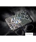 Emperor Bling Swarovski Crystal Phone Case - Black
