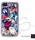 Losange 3D Bling Swarovski Crystal iPhone 13 Case iPhone 13 Pro and iPhone 13 Pro MAX Case
