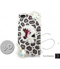 Skull Leopard Bling Swarovski Crystal iPhone 13 Case iPhone 13 Pro and iPhone 13 Pro MAX Case