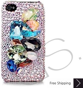 Exagerer 3D Bling Swarovski Crystal Phone Cases