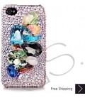 Exagerer 3D Bling Swarovski Crystal iPhone 14 Case iPhone 14 Pro and iPhone 14 Pro MAX Case