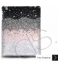 グラデーション結晶スワロフ スキー iPad 2 新しい iPad ケース - ブラック