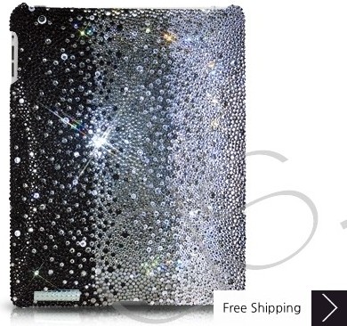Graphite Swarovski Crystal iPad 2 New iPad Case