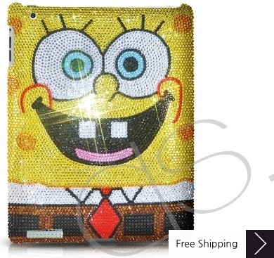 Spongebob Swarovski Crystal iPad 2 New iPad Case