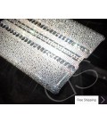 Parallel Swarovski Crystal iPad 2 New iPad Case - Silver