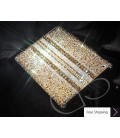 パラレル結晶スワロフ スキー iPad 2 新しい iPad ケース - ゴールド