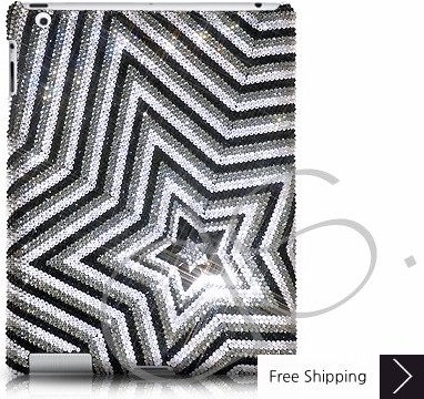 Multi Stars Swarovski Crystal iPad 2 New iPad Case