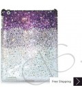 Gradation Swarovski Crystal iPad 2 New iPad Case - Purple