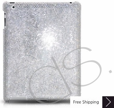 Classic Swarovski Crystal iPad 2 New iPad Case - Silver