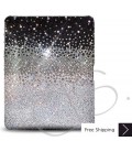 グラデーション結晶スワロフ スキー iPad 2 新しい iPad ケース - ブラック