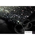 グラデーション結晶スワロフ スキー iPad 2 新しい iPad ケース - ブラック