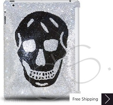 Smiling Skull Swarovski Crystal iPad 2 New iPad Case