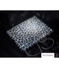 ヒョウ結晶スワロフ スキー iPad 2 新しい iPad ケース - ブラック