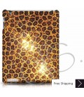 ヒョウ クリスタル新しい iPad ケース - ゴールド