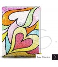Color Hearts Crystal New iPad Case