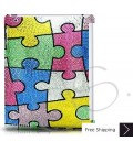 Puzzle Crystal New iPad Case - Green