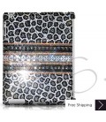 Stripe Print Crystal New iPad Case