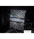 ストライプ プリント スワロフ スキー クリスタル iPad 2 新しい iPad ケース