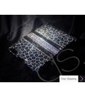 Stripe Print Swarovski Crystal iPad 2 New iPad Case