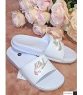 White Bling Nike Slides Blinged Sandals