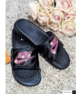 Bling Swarovski Nike Slide Sandals - Black