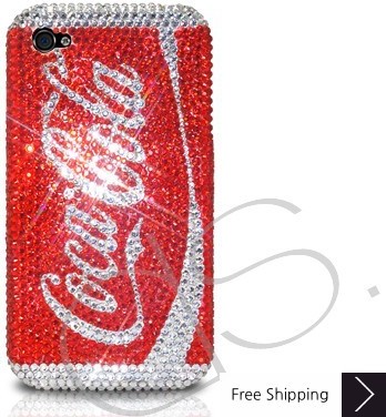 コカ ・ コーラ ゼロ シャネルクリスタルスワロフ スキー iPhone 4 ケース
