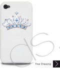  PRINCESS Bling Swarovski Crystal iPhone 14 Case iPhone 14 Pro and iPhone 14 Pro MAX Case - WHITE