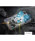 Cubical Ribbon Crystallized Swarovski iPhone 4 Case - Blue