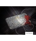 Red Ribbon Crystallized Swarovski iPhone 4 Case  