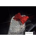 Red Ribbon Crystallized Swarovski iPhone 4 Case  