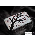 Plum Flower Crystallized Swarovski iPhone 4 Case