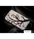 Plum Flower Crystallized Swarovski iPhone 4 Case