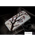 梅の花シャネルクリスタルスワロフ スキー iPhone 4 ケース