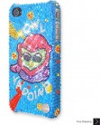 Pop Owl Bling Swarovski Crystal iPhone 15 Case iPhone 15 Pro and iPhone 15 Pro MAX Case
