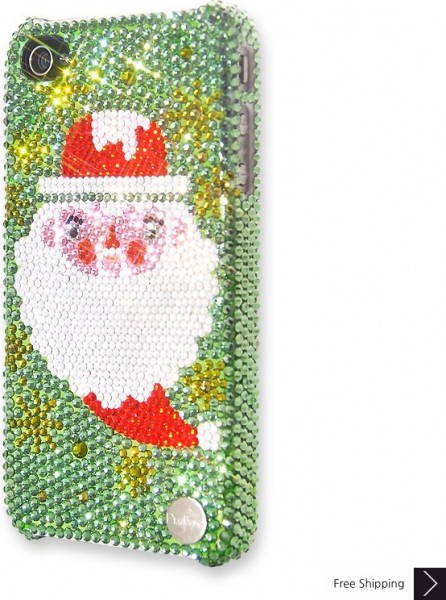 Santa Crystal iPhone 4 and iPhone 4S Case