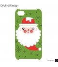 Santa Crystal iPhone 4 and iPhone 4S Case