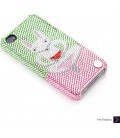 Watermelon Lemur Crystal iPhone 4 and iPhone 4S Case