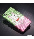 Watermelon Lemur Crystal iPhone 4 and iPhone 4S Case