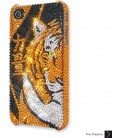 Tiger Power Bling Swarovski Crystal iPhone 14 Case iPhone 14 Pro and iPhone 14 Pro MAX Case