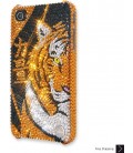 Tiger Power Bling Swarovski Crystal iPhone 16 Case iPhone 16 Pro and iPhone 16 Pro MAX Case