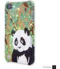 Panda Bling Swarovski Crystal iPhone 16 Case iPhone 16 Pro and iPhone 16 Pro MAX Case