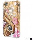 Chinese Zodiacs Rabbit Bling Swarovski Crystal iPhone 15 Case iPhone 15 Pro and iPhone 15 Pro MAX Case