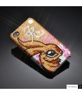 Chinese Zodiacs Rabbit Crystal iPhone 4 and iPhone 4S Case