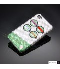 忍者エンドウ豆クリスタル iPhone 4 と 4 s の iPhone ケース