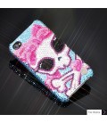 Skullily クリスタル iPhone 4 と 4 s の iPhone ケース