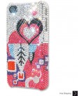 Feminine Bling Swarovski Crystal iPhone 16 Case iPhone 16 Pro and iPhone 16 Pro MAX Case