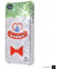 Coulrophobia Bling Swarovski Crystal iPhone 16 Case iPhone 16 Pro and iPhone 16 Pro MAX Case