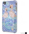 Flamingos Bling Swarovski Crystal iPhone 15 Case iPhone 15 Pro and iPhone 15 Pro MAX Case